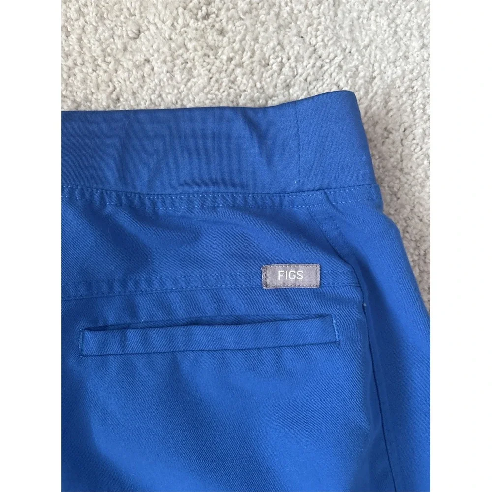 FIGS Men's Royal Blue Axim Cargo Scrub Pants Medical Style T2001S Sz Small S